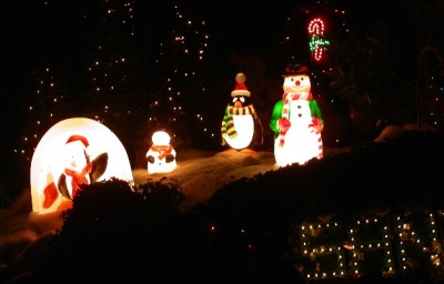 Christmas lawn