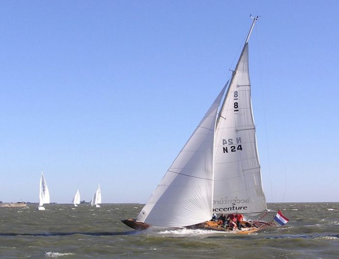 Eight meter yacht
