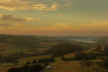 View from the top of Slab Rd-Cygnet