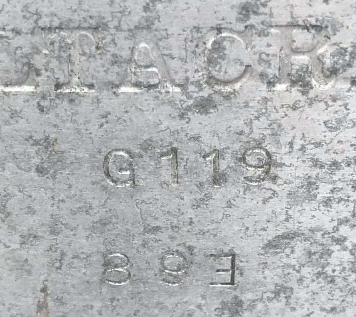 Mark 1 plate